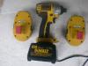 DEWALT DW056 18V CORDLESS 1/4" HEX IMPACT DRIVER/DRILL+2NEW 18v DC9096 BATTERY+NEW DW9116 CHARGER